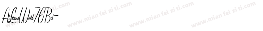 AtLeisureWorld76 Bol字体转换